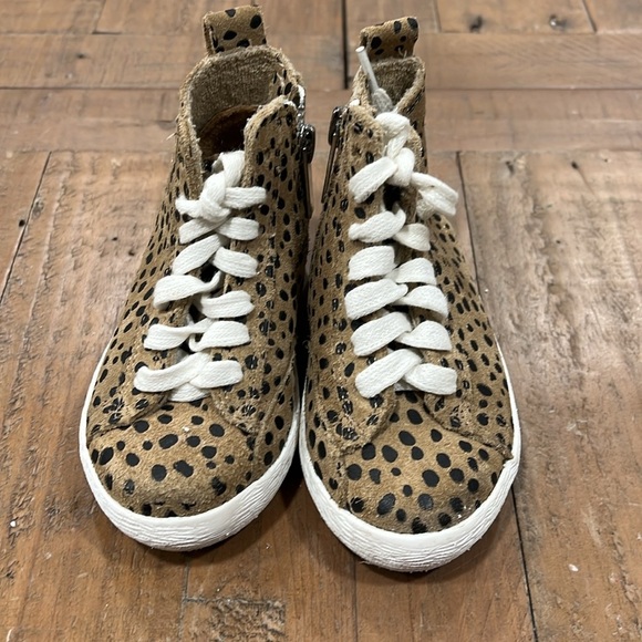 Piper Finn leather cheetah hi top sneakers - Picture 2 of 12